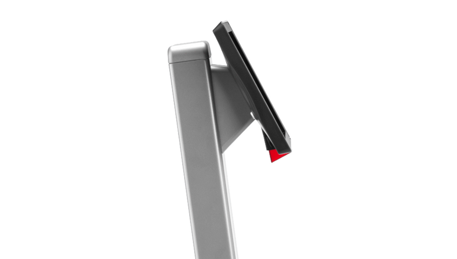 Aila Interactive Kiosk side view floor standing Aila Interactive Kiosk side view floor standing